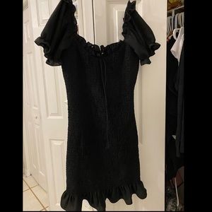 Fitted ruffle Sleeve dress